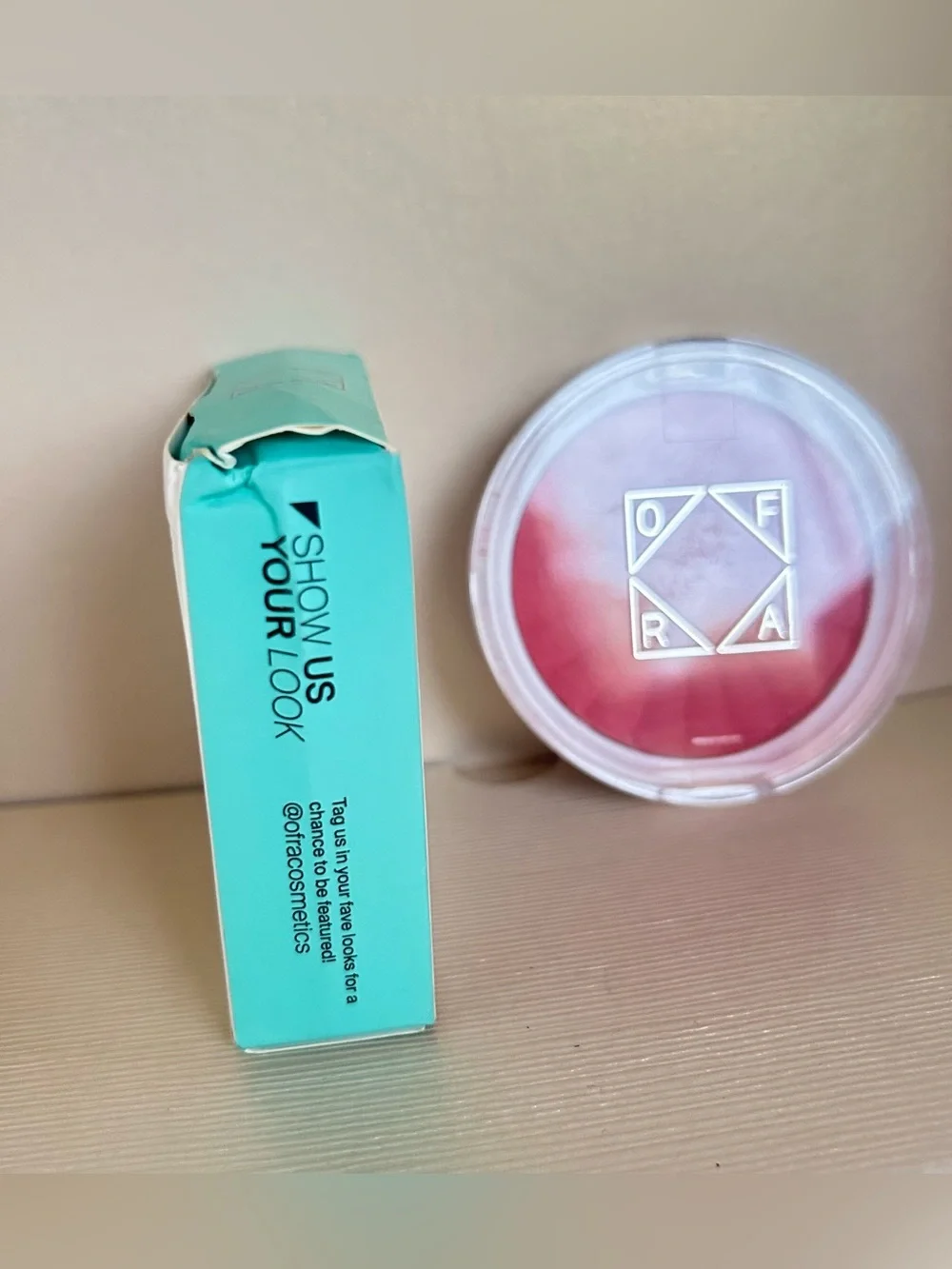 OFRA Blush Baked Powder CANDY APPLE Pink 7g/0.25oz Imperfect Box